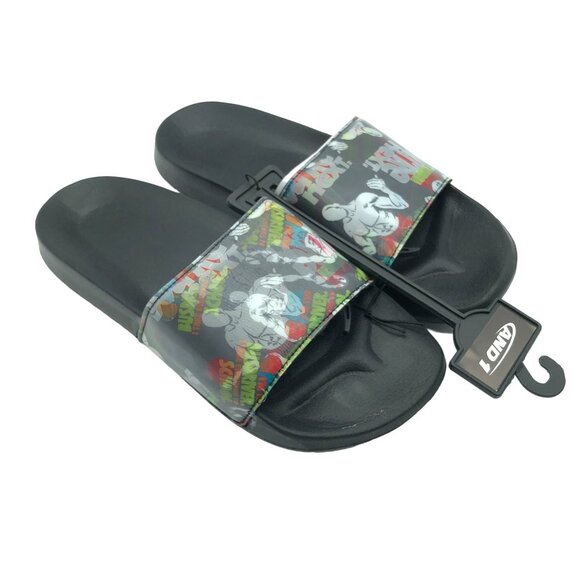 And1 Mens Slide Sandals Hologram Basketball Black 11 - Picture 1 of 4